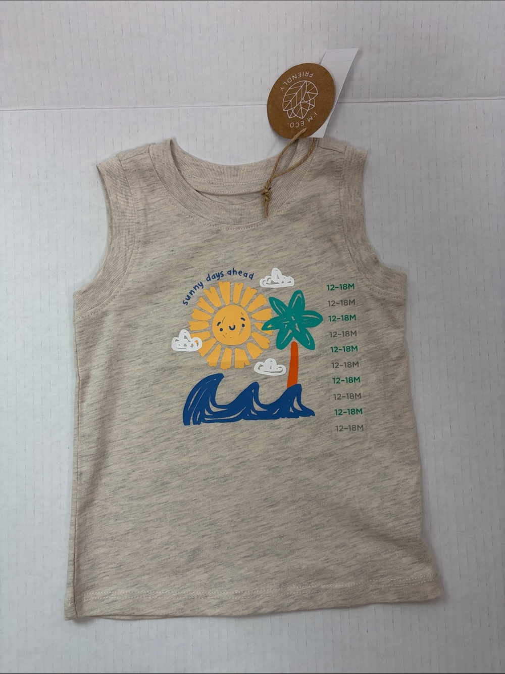 Dip Organic Cotton Beach Bodysuit & Tank Set NWT 12-18M 3 Piece - Picture 9 of 11